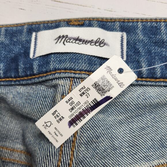 Madewell Curvy Vintage Flare Jeans High Rise Medium Bouvier Wash Stretch 27 - Picture 10 of 12